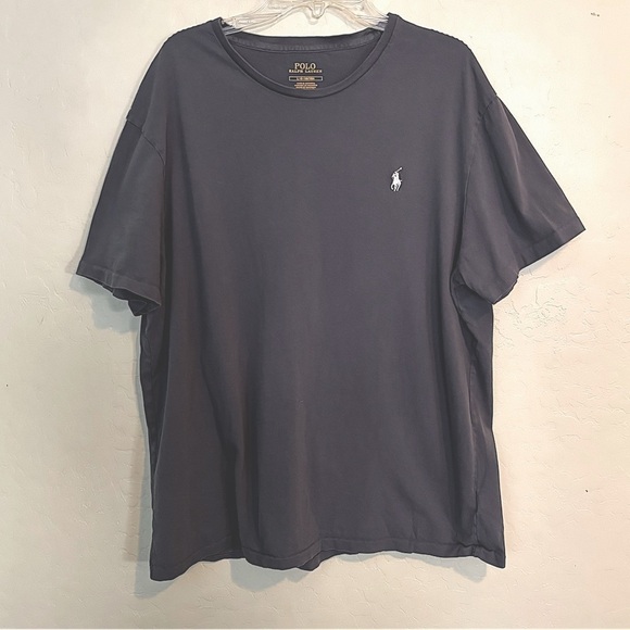 Polo by Ralph Lauren Gray Short Sleeve T-Shirt Tee Men Size L - Picture 2 of 6
